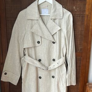 Linen trench MANGO